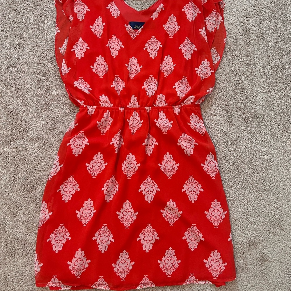 Redfish orange detail dress